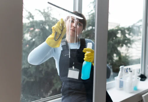 Nettoyage de vitres intérieures et extérieures à Croismare